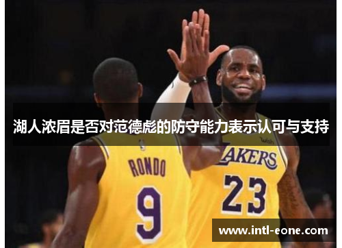 湖人浓眉是否对范德彪的防守能力表示认可与支持