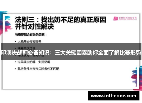 印澳决战前必备知识：三大关键因素助你全面了解比赛形势